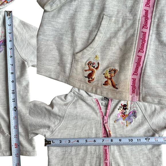 Disney Parks Disneyland Fab Five Zip-Up Hoodie Kids Sz XS - Picture 3 of 6
